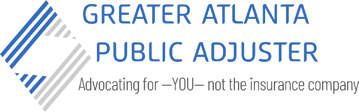 Greater Atlanta Public Adjuster full logo and tagline